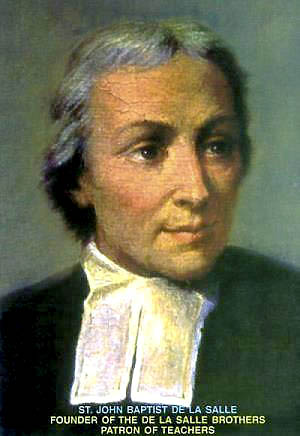 A painting of St. John Baptist de la Salle